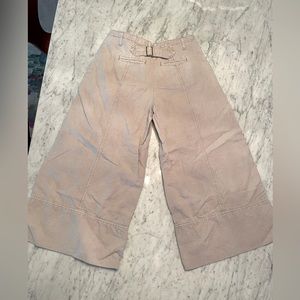 Anthropologie cropped wideleg pant